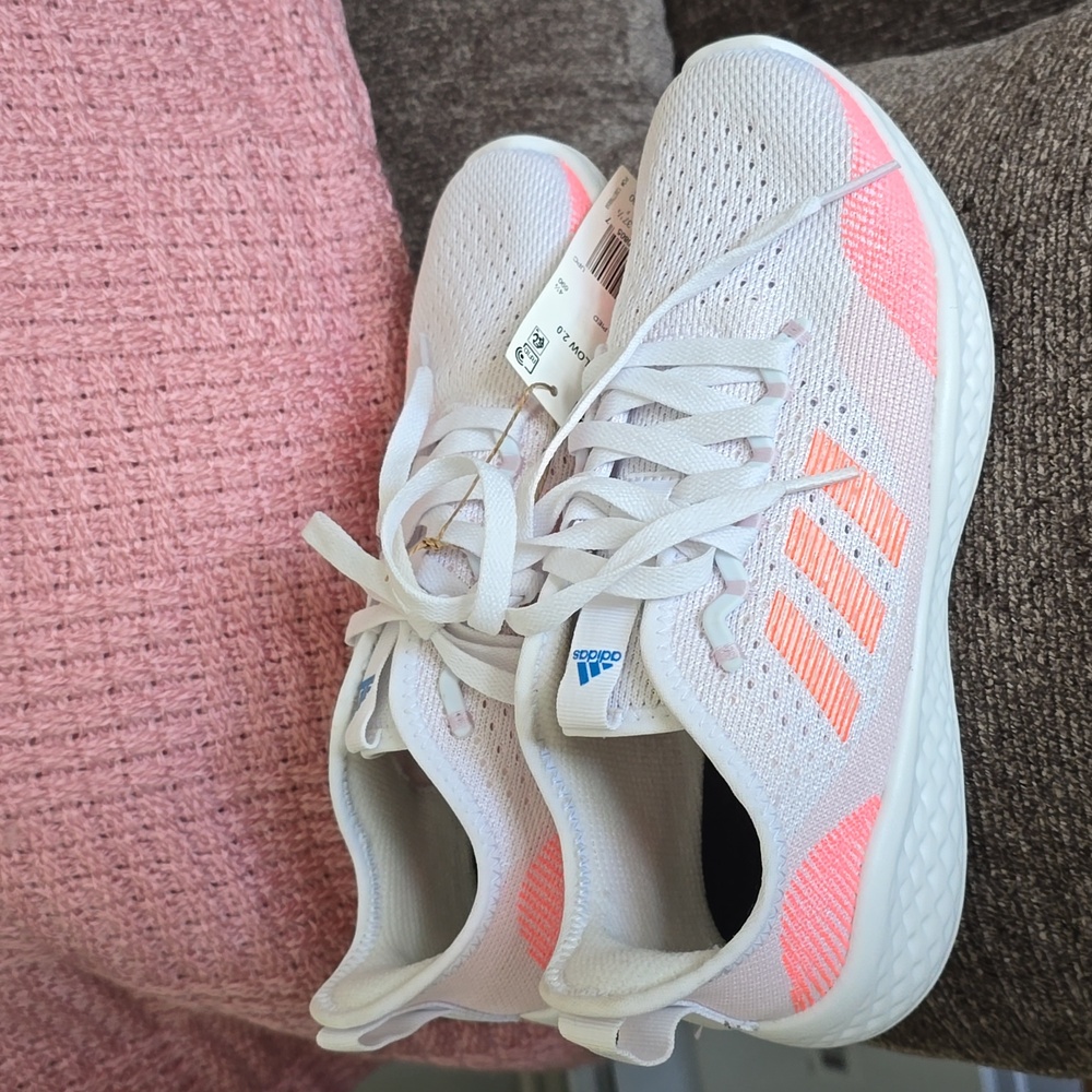 ADIDAS BRAND WOMEN'S WHITE ATHLETIC SHOES SNEAKERS SIZE 6